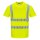 Baumwoll-Comfort-Warnschutz-Kurzarmshirt - gelb