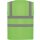 YOKO® MESH Gewebe Funktionsweste mit 4 Streifen Warnweste luftdurchlässig grün