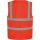 YOKO® MESH Gewebe Funktionsweste mit 4 Streifen Warnweste luftdurchlässig rot