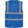 YOKO® MESH Gewebe Funktionsweste mit 4 Streifen Warnweste luftdurchlässig blau