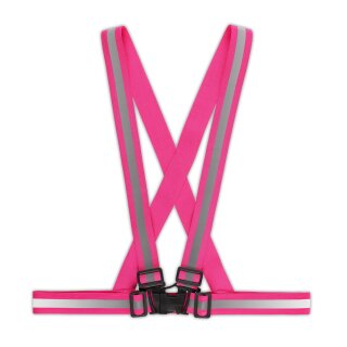 easyMesh® reflektierender Körpergurt - Body Belt (unisize)  pink
