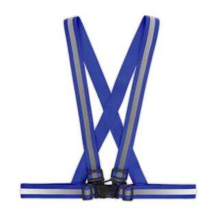 easyMesh® reflektierender Körpergurt - Body Belt (unisize)  blau