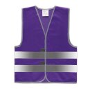 easyMesh® Kinder Signalweste Warnweste lila XS = (3-6 Jahre)