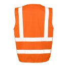 Result - Executive Cool MESH Safety Vest Warnweste mit Brusttasche und Reißverschluss orange