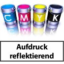 Reflexdruck - reflektierender Druck auf Textilen 1-farbig