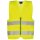 korntex® Kids´ Safety Vest With Zipper Aalborg Kinderwarnweste mit Reißverschluss gelb