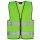 korntex® Kids´ Safety Vest With Zipper Aalborg Kinderwarnweste mit Reißverschluss grün
