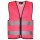 korntex® Kids´ Safety Vest With Zipper Aalborg Kinderwarnweste mit Reißverschluss pink