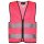 korntex® Kids´ Safety Vest With Zipper Aalborg Kinderwarnweste mit Reißverschluss pink