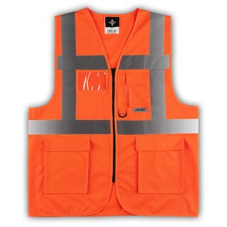 Korntex® Executive Safety Vest Berlin Waistcoats Warnweste mit Tasche