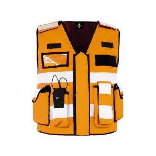 Einsatzweste Funktionsweste mit Funktion orange -Tactical Vest Bonn 