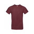 E190 Mens T-Shirt Herren T-Shirt - burgundy