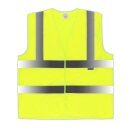 easyMesh® Warnweste gelb mit 4 Reflexstreifen EN...