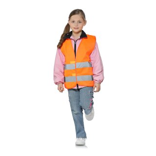 easyMesh® Kinder Funktionsweste Warnweste orange XXS