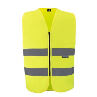  KORNTEX® Hi-Vis Safety Vest Cologne Warnweste mit Reißverschluss gelb