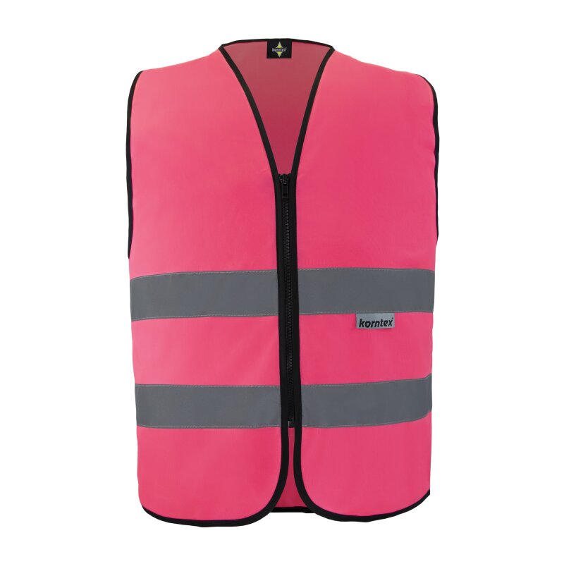 Korntex KXMF | Gilet di segnalazione multifunzione Executive - Colore: giallo segnale/nero - Taglia: XXL