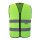 KORNTEX® Hi-Vis Safety Vest Cologne Warnweste mit Reißverschluss grün