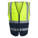 Pro Hi-Vis Executive Vest Warnweste mit Taschen und...