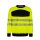 EOS Hi-Vis Workwear Sweatshirt with Printing Area - modernes Warnschutz Sweatshirt - gelb