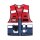 MESH Einsatzweste mit Funktion -Mesh Tactical Vest Sparta -blau/rot