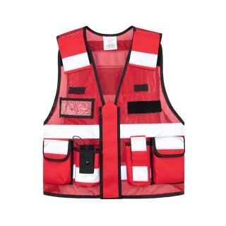 MESH Einsatzweste mit Funktion -Mesh Tactical Vest Sparta - rot