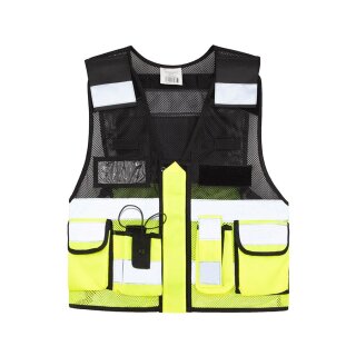 MESH Einsatzweste mit Funktion -Mesh Tactical Vest Sparta - gelb/schwarz