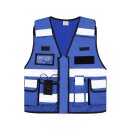 Einsatzweste mit Funktion -Tactical Vest Bonn - blau