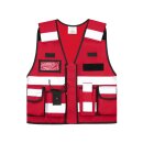 Einsatzweste mit Funktion -Tactical Vest Bonn - rot