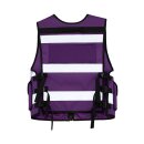 Einsatzweste mit Funktion -Tactical Vest Bonn - lila