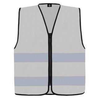 KORNTEX® Hi-Vis Safety Vest Cologne Warnweste mit Reißverschluss grau