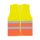 Korntex®  Comfort Mesh Safety Vest Rhodes CO² Neutral Sommer Warnweste mit Reißverschluss MESH Gewebe gelb/orange
