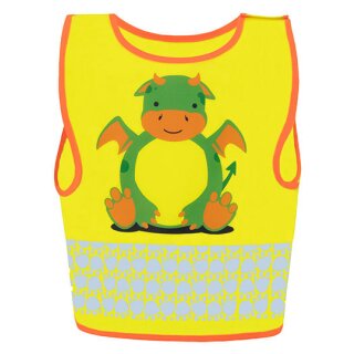 korntex® Childrens Safety Vest Funtastic Wildlife  Poncho CO² Neutral - DRAGON