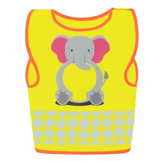 korntex® Childrens Safety Vest Funtastic Wildlife  Poncho CO² Neutral - ELEPHANT