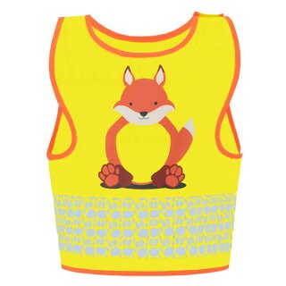 korntex® Childrens Safety Vest Funtastic Wildlife  Poncho CO² Neutral - FOX