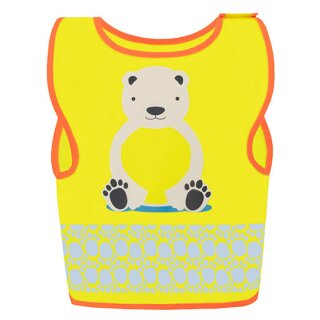 korntex® Childrens Safety Vest Funtastic Wildlife  Poncho CO² Neutral - ICE BEAR