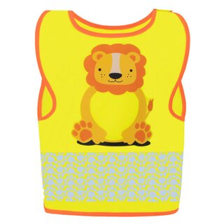 korntex® Childrens Safety Vest Funtastic Wildlife  Poncho CO² Neutral - LION