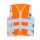 korntex®  Children´s Safety Vest Action Dinosaurs CO² Neutral  Warnweste Motiv Dino - orange