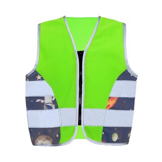 korntex®  Children´s Safety Vest Action Aerospace CO² Neutral  Warnweste Motiv UFO