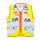 korntex®  Children´s Safety Vest Action Vehicle Fun CO² Neutral  Warnweste Motiv CONSTRUCTION VEHICLES