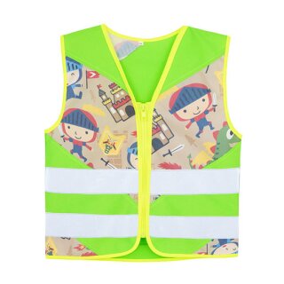 korntex®  Children´s Safety Vest Action Fantasy CO² Neutral  Warnweste Motiv KNIGHT