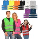 Warnweste in verschiedenen Farben XL/XXL (unisize) inkl. Druck / Sonderpreis