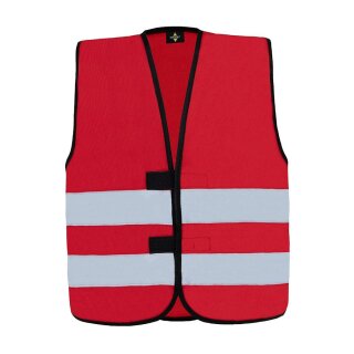 korntex® Kinder Warnweste „Aarhus“ - rot