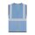 Korntex®  Open Mesh Multifunction Vest Athens Warnweste mit Taschen und Reißverschluss hellblau