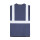 Korntex®  Open Mesh Multifunction Vest Athens Warnweste mit Taschen und Reißverschluss dunkelblau/navy
