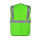 Korntex® Executive Safety Vest Berlin Waistcoats Warnweste mit Taschen und Reißverschluss neon grün