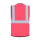 Korntex® Executive Safety Vest Berlin Waistcoats Warnweste mit Taschen und Reißverschluss neon pink