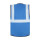 Korntex® Executive Safety Vest Berlin Waistcoats Warnweste mit Taschen und Reißverschluss blau
