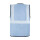 Korntex® Executive Safety Vest Berlin Waistcoats Warnweste mit Taschen und Reißverschluss hellblau