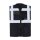 Korntex® Executive Safety Vest Berlin Waistcoats Warnweste mit Taschen und Reißverschluss schwarz