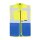 Korntex® Executive Safety Vest Berlin Waistcoats Warnweste mit Taschen und Reißverschluss gelb/blau